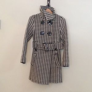 Soia & Kyo Houndstooth Pea Coat